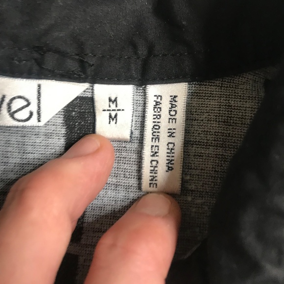 Ravel Black & White Geometric Print Jacket | Retro Mod Style Zip Front Top M - Picture 9 of 14